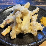 山元麺蔵 - 土ゴボウの天婦羅
