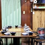 釜山 - いつもの奥のテーブル席で