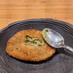 馳走屋河の - 鮑のクリームコロッケ