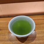 馳走屋河の - 熱い緑茶