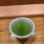 馳走屋河の - 熱い緑茶