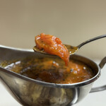 かれーの店 うどん  - 焼きトマト