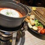 Pizzeria Marino - カマンベールトマトチーズフォンデュ
