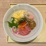 縁雫 蕎麦と肴 - 海鮮三色丼 ¥1,100