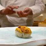 鮨 なんば - ムラサキウニ～北海道函館産