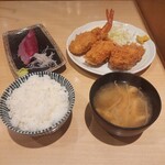 伊萬里 - エビカキランチ(2023年12月21日)