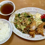 Gyouzanooushou - 焼そばランチ¥800❗️