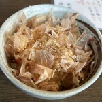 手打ち麺 やす田 - イリコ塩＋カツオ飯
            850円＋150円