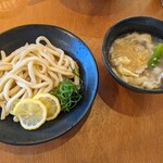 つけ汁うどんつる屋 - 料理写真:特製塩つけ汁うどん　850円