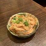 仙次郎 - お通しのピリ辛？豆腐