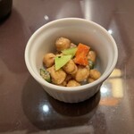インド料理 想いの木 - ひよこ豆のサラダ