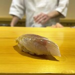 鮨 あらい - アジ 2022年8月