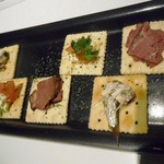 すんません - 前菜のカナッペ