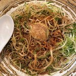 木鶏製麺所 - 汁なし馬肉担々麺 3辛