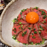 Japanese style roast beef bowl