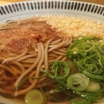 粋麺 あみ乃や - かけそば ¥350