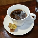 キッチン ブルー グローブ - ミルクを入れます