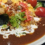 アパホテル - アパカレーに出汁茶漬け用薬味がマッチ