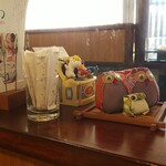 キッチン ブルー グローブ - ななんと、爪楊枝がありました！？