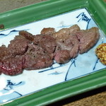 柳家 - 2013.12 イノシシのロースは粒マスタードで。