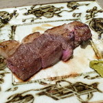 柳家 - 2013.12 蝦夷鹿のロースは柚子胡椒