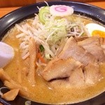 優勝軒 - 野菜たっぷり味噌ラーメン
