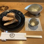 漁師寿司 海蓮丸 - つき出しの鰤の煮付け(2人分)＆来楽