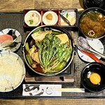 Shokudou Suzuhiro - 近江軍鶏　シャモすき定食