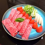 懐石 三田ばさら 別邸 - トマトすき焼き