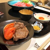 懐石 三田ばさら 別邸 - トマトすき焼き