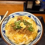丸亀製麺 - 肉かさね玉子あんかけうどん(並)¥790