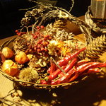 たてしな薫風 - ラウンジ横のお飾り