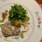 フランス料理店mondo - 北海道産和牛頬肉とイベリコ豚舌とレンズ豆のテリーヌ