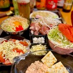 浅草もんじゃ 風鈴 - コース料理
