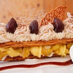 カフェ・ド・リオン パレット - 【2023】季節のミルフィーユ・マロン