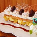 カフェ・ド・リオン パレット - 【2023】季節のミルフィーユ・マロン