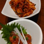 焼肉おくう 藤沢店 - チャンジャ・キムチ