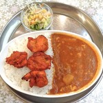 インド料理専門店 ニサン - 料理写真:ティッカカレーライスセット