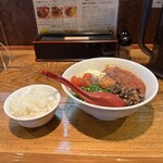 十夢 - トマトまぜメン　サービスライス