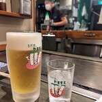 ねぎ焼やまもと - 生ビール