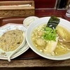 Miujou Hanten -  鶏だしラーメン塩750円 セット半チャーハン320円 おしんこもセット