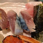 丸清寿司 - 相方から貰った〆鯖ダブル