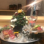 銀座 しのはら - クリスマス仕様の八寸