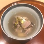 銀座 しのはら - （鍋）蛤と聖護院かぶ