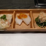 Motoazabu Gyuu Gyuu Rikyuu - 前菜3種