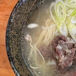 七輪さく - 料理写真:大盛りテールラーメン1000円ご飯付き！左