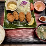 大戸屋 ごはん処 - 大粒牡蠣フライ定食　1,200円