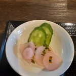 Kuishi Mboya Shin - お漬け物(日野菜、きゅうり)