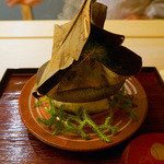 祇園 末友 - 丹波牛の朴葉焼き(2013年11月撮影)