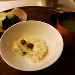 祇園 末友 - むかごの炊き込みご飯(2013年11月撮影)